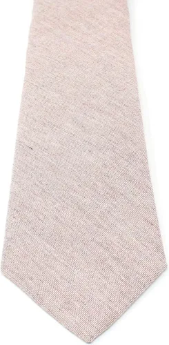 Vista 61 de Corbata delgada de algodón cambray para hombre, estilo desgastado texturizado - 2 1/2 pulgadas de ancho