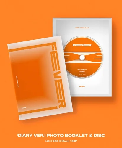 Vista 3 de KQ Ent. ATEEZ - ZERO : FEVER Part.3 Álbum+Juego de tarjetas fotográficas adicionales (versión iraria)