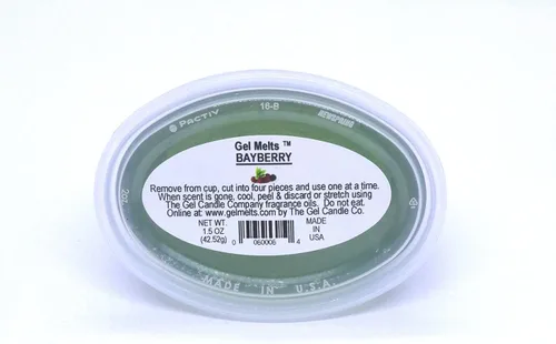 Vista 5 de Paquete de 3 unidades de gel Bayberry A New Year Tradition para calentadores y quemadores, pela, derrite y disfruta The Gel Candle Company