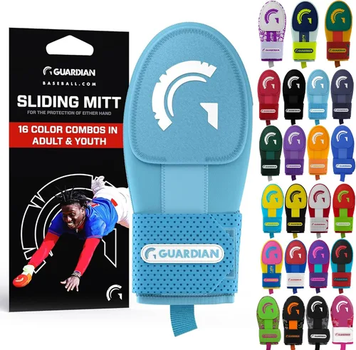 Vista 13 de Guante deslizante Guardian Baseball - Tallas para jóvenes y adultos - Guante deslizante para béisbol - Correa de compresión elástica