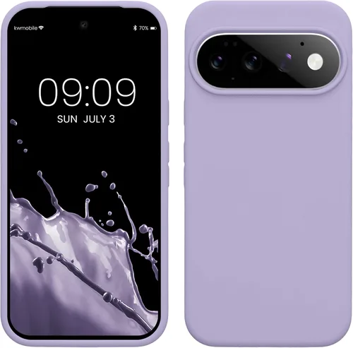 Vista 367 de kwmobile Funda Compatible con Google Pixel 6 - Funda de teléfono de silicona de TPU con acabado suave - Océano Profundo