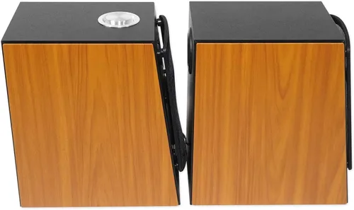 Vista 7 de Rockville Sistema de altavoz del monitor de Bluetooth de los altavoces accionados par HD5 de la estantería 5 pulgadas