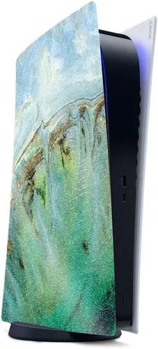 Vista 53 de MightySkins - Skin para juegos con purpurina brillante para PS5 y Playstation 5, ágata amatista, acabado duradero con purpurina de alto brillo