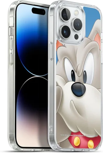Vista 57 de Head Case Designs Funda de gel de cara completa con licencia oficial de Tom y Jerry Jerry [protección de grado militar] compatible con Apple iPhone
