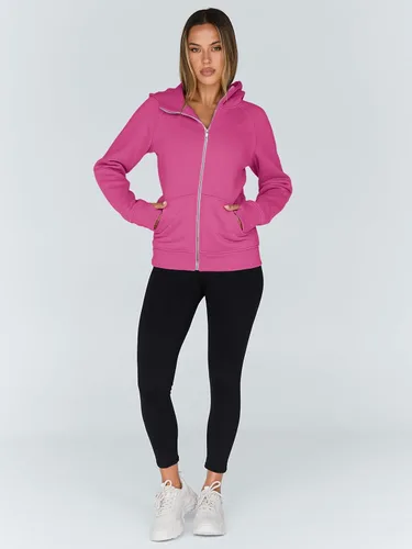 Vista 75 de Trendy Queen Sudaderas con capucha y cremallera para mujer, chaquetas de vellón, talla extragrande, moda de otoño e invierno