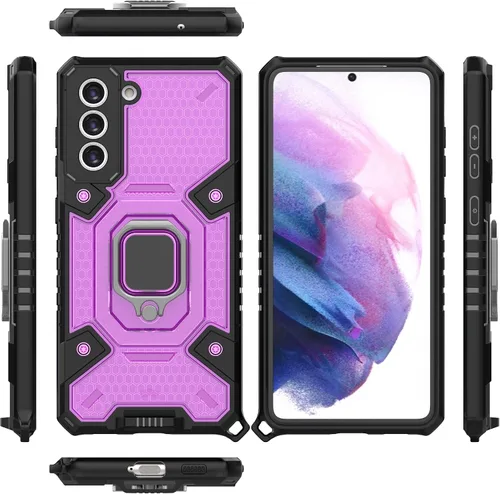 Vista 27 de Funda para 1+ Nord 2 5G, funda para OnePlus Nord 2 5G con funda de soporte, color azul