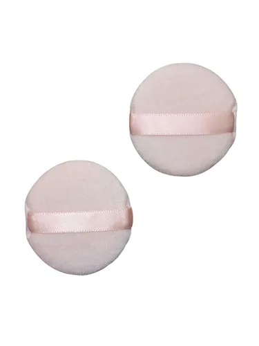 Vista 3 de Almohadillas para Maquillaje. Paquete de 2 unidades, color Beige