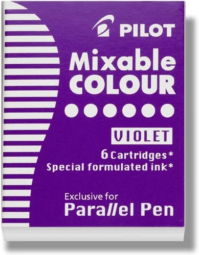 Vista 10 de PILOT Recambios de tinta Parallel de color mezclable para plumas de caligrafía, 12 colores, paquete de 12 (77312)