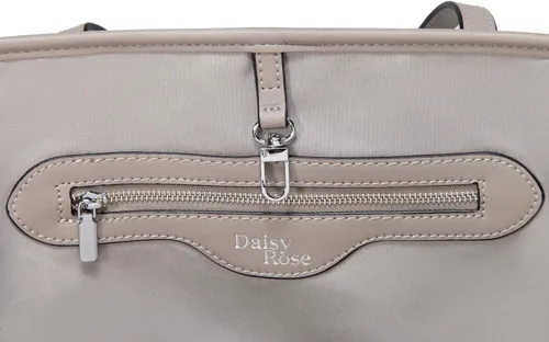 Vista 7 de Daisy Rose Bolso de viaje de hombro y embrague a juego de cuero vegano PU