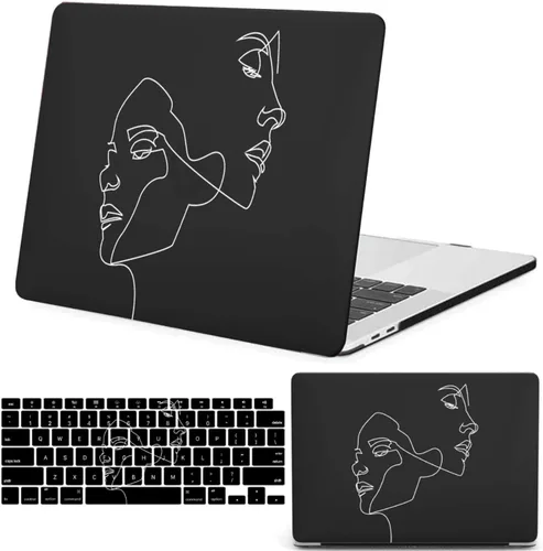 Vista 21 de Funda para MacBook Air 15.3'' A3448/A3241/A3114/A2941, lunares marrones