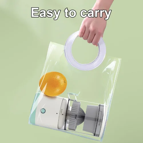 Vista 14 de Exprimidor eléctrico recargable, dispositivo de cocina portátil para hacer jugo de naranja, exprimir naranjas, limones, kiwi, pomelos y jugos