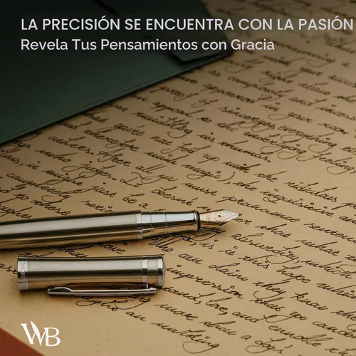 Vista 8 de Wordsworth & Black Luxury Fountain Pen Set for Writing, 6 Nibs, Blue Cromo azul