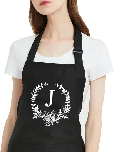 Vista 17 de Delantales personalizados para mujer, bonitos delantales para cocinar, hornear, regalos de cocina para mamá, cumpleaños, día de la madre, Navidad