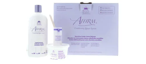 Vista 2 de avlon affirm Humedad Plus acondicionado Relaxer Kit para cabello seco & piel cabelludo sensible Fórmula – 20 Sing