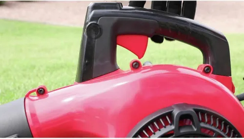Vista 7 de Troy-Bilt Soplador de hojas de gas, 25 cc, velocidad variable (TB400), rojo