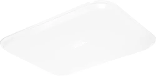 Vista 6 de Bandeja rectangular Carlisle de fibra de vidrio sólida, vidrio y acero., blanco (Bone White), 12
