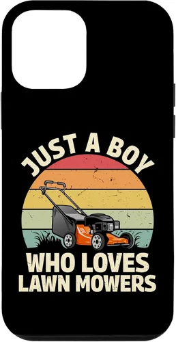 Vista 16 de just a boy who Loves Lawn mowers Funny Gardening Lover Art Case for iPhone 17