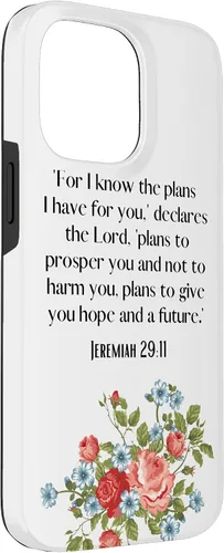 Vista 3 de iPhone 14 Pro Max Sé los planes que tengo para ti, dice el Señor Jeremías 29:11