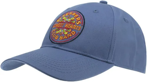 Vista 10 de The Beatles Gorra de béisbol ajustable clásica Drop T Logo Sgt Pepper Drum Abbey Road Negro