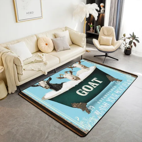 Vista 8 de Alfombra decorativa de gato de espacio exterior de 3 x 5 pies, diseño de plantas y gatitos, para niños, adolescentes, galaxia, cielo estrellado