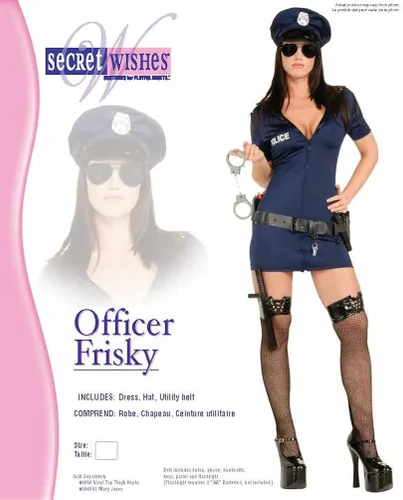 Vista 4 de Secret Wishes - disfraz de policía sexy