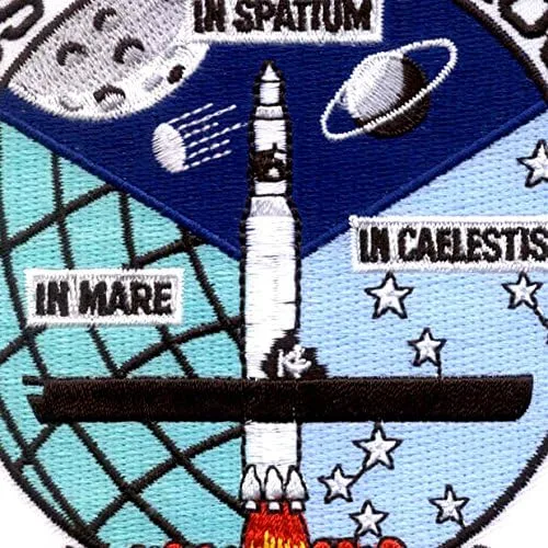 Vista 2 de cvs-14USS Ticonderoga parche Apollo 16