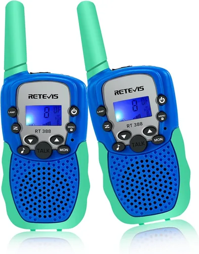 Vista 13 de Retevis RT388 Walkie Talkies para niños, juguetes Walkie Talkie para niños de 6 a 12 años, juguetes para niños, regalos para viajes al aire libre