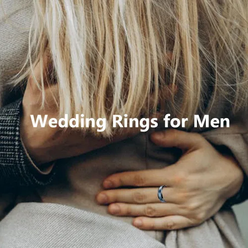 Vista 6 de Anillos para parejas, grabados, anillos de compromiso personalizados a juego para él y ella, anillos personalizables para hombres y mujeres, anillos