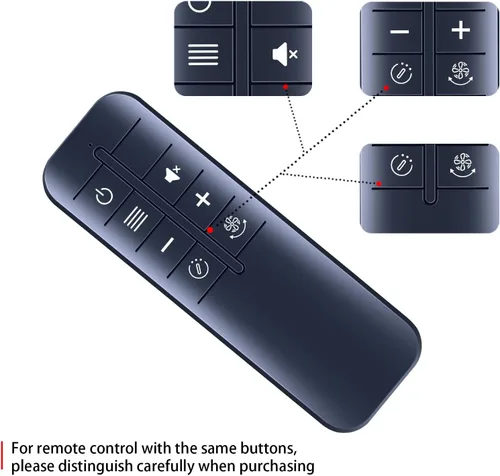 Vista 5 de Nuevo control remoto de repuesto compatible con Holmes 40 "SmartConnect Digital Tower Fan 32510397