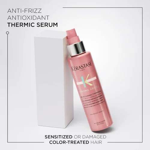 Vista 10 de KERASTASE Chroma Absolu - Suero capilar para cabello teñido con antiencrespamiento y protección contra el calor