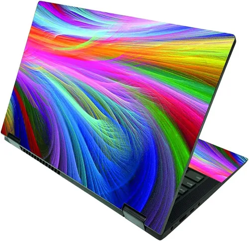 Vista 8 de MightySkins Skin compatible con Lenovo IdeaPad Flex 5 2 en 1 de 15 pulgadas (2021) - Humo brillante Funda protectora de vinilo duradera y única