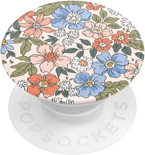 Vista 8 de PopSockets Agarre para Teléfono con Soporte Expandible, Agarre Adhesivo - Flor Prensada Aliento de Bebé