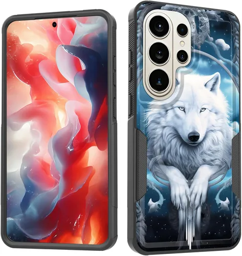 Vista 217 de Funda magnética para Galaxy A16 5G, [compatible con MagSafe] [protección contra caídas de grado militar] Funda resistente a prueba de golpes