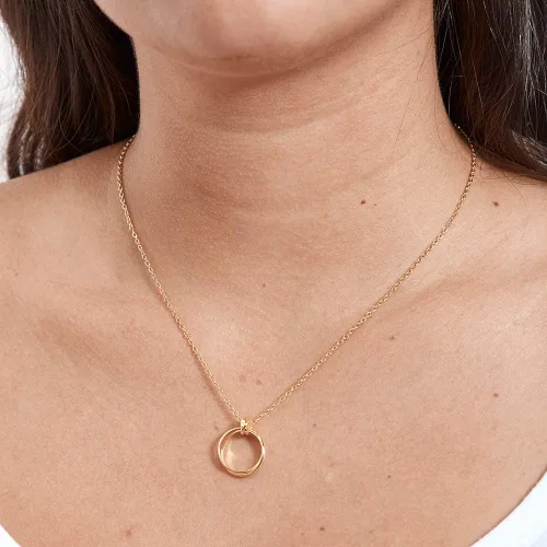 Vista 3 de Dear Ava Collar de regalo para mujeres y niñas, colgante de joyería moderna ajustable, idea de regalo de amor para ella con tarjeta sincera, regalos