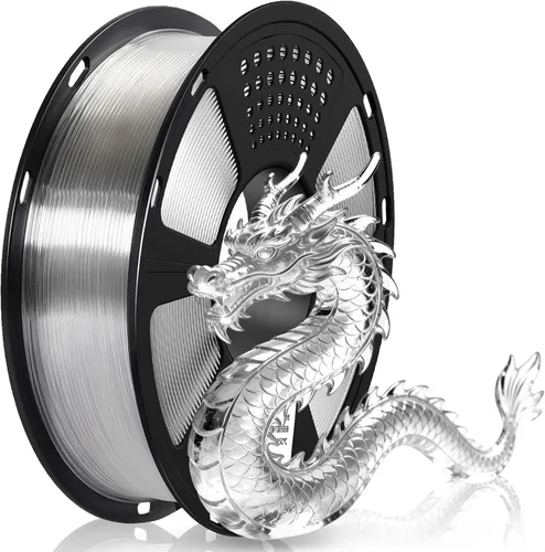 Vista 27 de Geeetech - Filamento PLA de 0.07 pulgadas, filamento de seda de bicolor, consumo dicromático de coextrusión brillante, 2.2 libras, 1 carrete