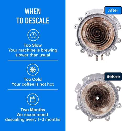 Vista 8 de Essential Values solución descalcificadora para máquinas Keurig, Delonghi, Saeco, Gaggia, Nespresso y todas las de uso único, de café y espresso