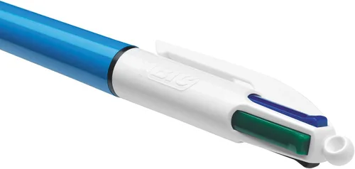 Vista 3 de BIC Paquete de 4 bolígrafos retráctiles con cuatro colores de tinta (2 mini, 2 originales)