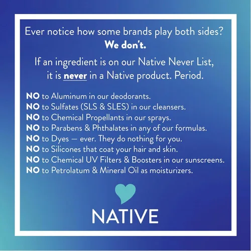 Vista 9 de Native Desodorante sensible para mujeres y hombres, aroma a aloe y té verde