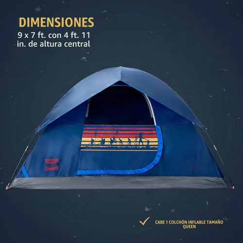 Vista 6 de Coleman Stranger Things Colección de Equipo al Aire Libre, Edición Limitada Stranger Things & Coleman Surtido de Camping del Mundo al Revés