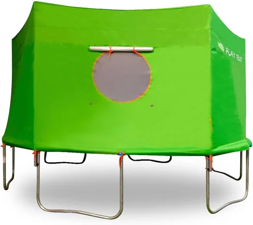 Vista 4 de Jump Tastic Trampoline Tienda de campaña para trampolín, tienda de campaña elástica con luz impermeable, Oxford premium con revestimiento