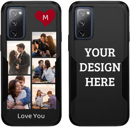 Vista 11 de Funda protectora personalizada con foto para Samsung Galaxy S20 FE 5G, con imagen, texto, logotipo, [probada en caídas de grado militar]