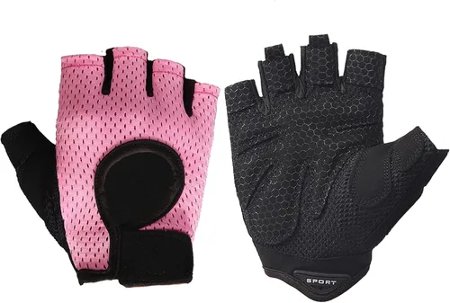 Vista 7 de SUJAYU Guantes de entrenamiento para mujeres y hombres, guantes de gimnasio, guantes de levantamiento de pesas para hombres, guantes