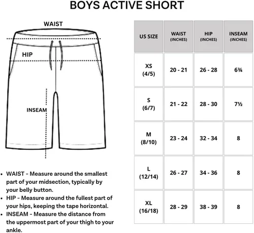 Vista 6 de Real Essentials - Paquete de 5 pantalones cortos de baloncesto para niños, con malla y bolsillos