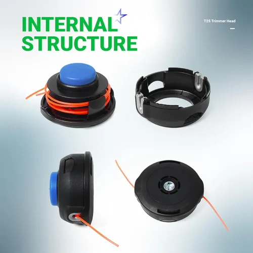 Vista 4 de BlueStars Cabezal de recortadora 128LD T25 - Compatible con Husqvarna 124L 125L 128L 128LD 128R 128RJ 223L 122L 125C 125L 125LDX 128R 128RJ 223L