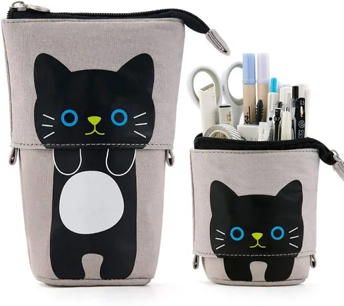 Vista 6 de EASTHILL Estuche para lápices de gran capacidad, bolsa organizadora con gran almacenamiento para Bullet Journal