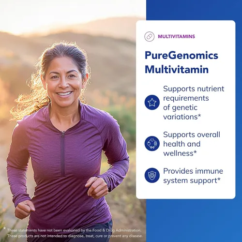 Vista 3 de Pure Encapsulations PureGenomics Multivitamínico - Suplemento para apoyar los requisitos nutricionales de las variaciones genéticas comunes