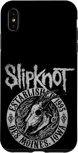 Vista 11 de Funda negra oficial de Slipknot Goat Flames para iPhone 17