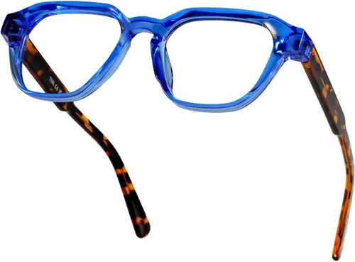 Vista 11 de TIJN Gafas de Bloqueo de Luz Azul para Mujeres y Hombres Marco Rectangular TR90 y Estilo Elegante Preppy Gafas de Pantalla de Computadora