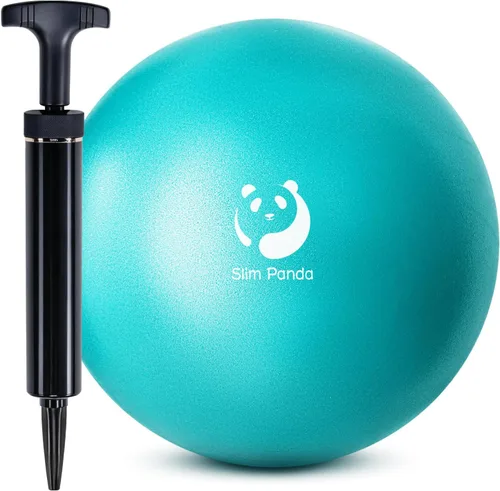 Vista 12 de Slim Panda Pelota de Pilates, Pelota de Ejercicio Pequeña de 9 Pulgadas, Mini Pelota de Yoga Antiestallido para Estabilidad, Entrenamiento, Barre