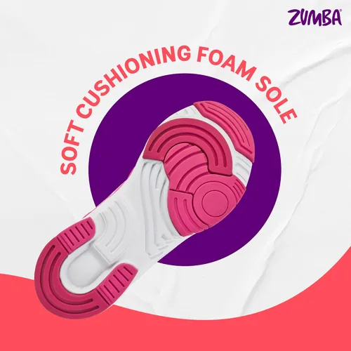 Vista 3 de ZUMBA Zapatillas de entrenamiento para bailar cardio para mujer